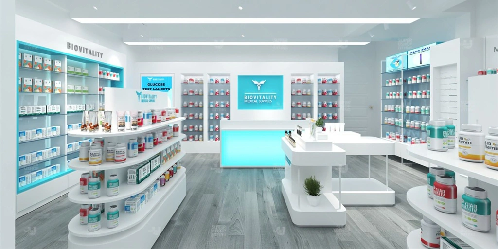 Pharmacy Interior Design in bd